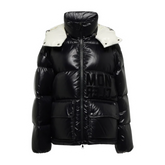 Moncler Abbaye Shiny Down Jacket Black